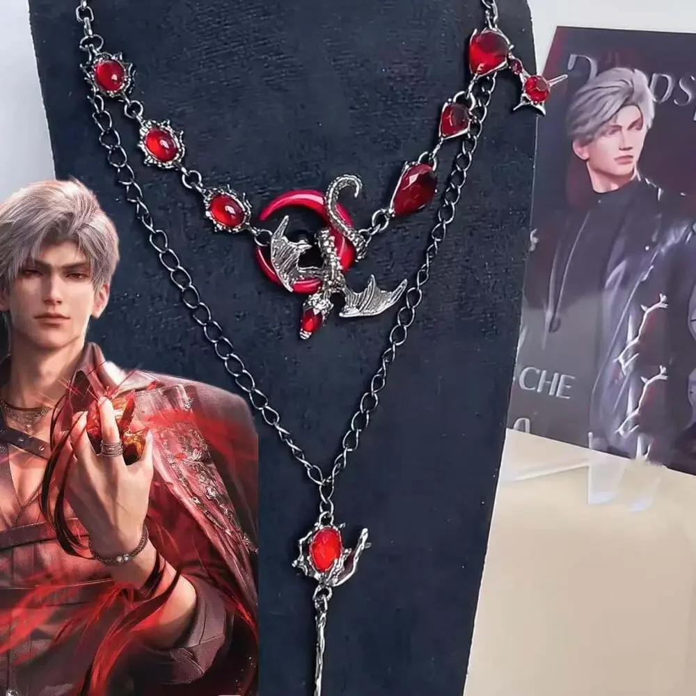 Love and Deepspace Sylus Necklace, Sylus Abyss Necklace,Abyss Pendant Cosplay Ne